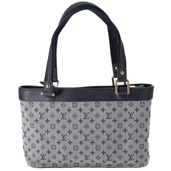 Louis Vuitton Lucille PM Tote Monogram Mini Lin M92676 Blue - Picture 3 of 7